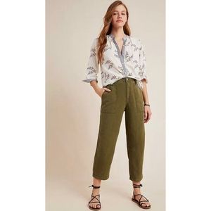 Anthropologie Audra Utility Pants